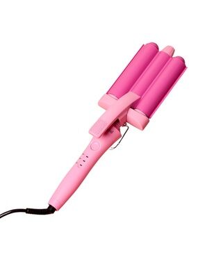 Adagio Tourmaline Triple Barrel Beach Waver Curling Hair Wand